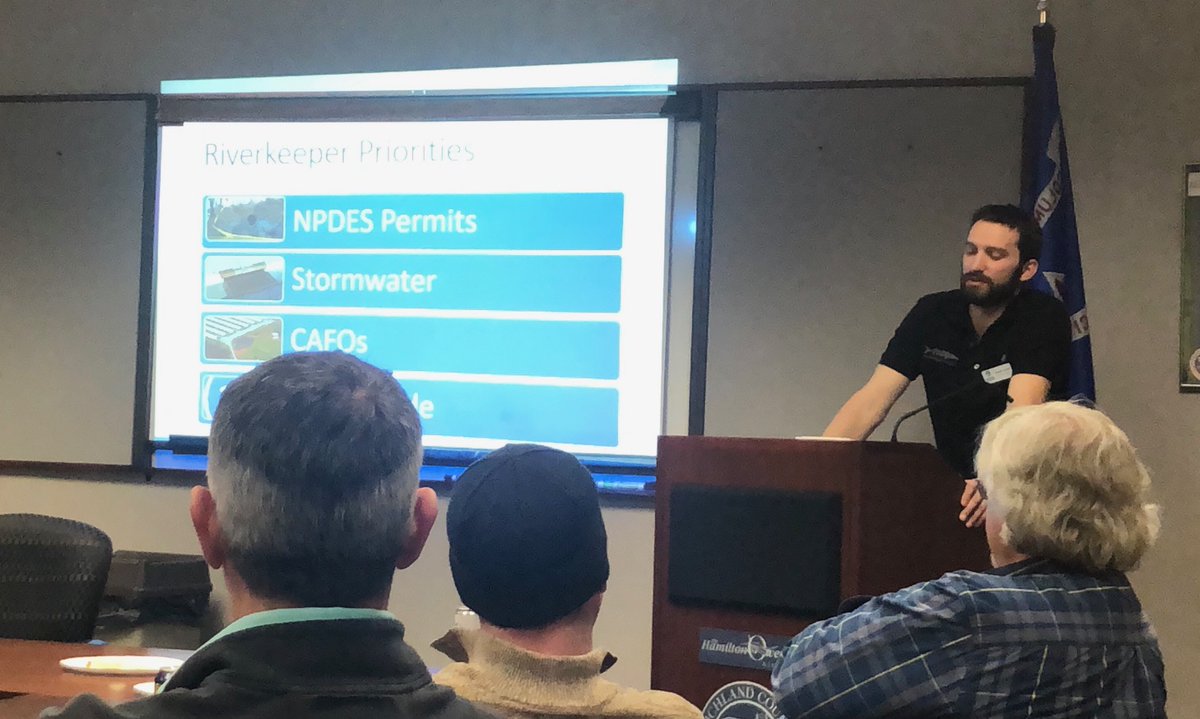 _SCAEP's tweet photo. Thanks to Brandon Jones @CRFRiverkeeper for braving the weather last night and educating the SCAEP group on threats to and strategies for protecting the Catawba-Wateree River. Check out https://t.co/etSWnRCboL https://t.co/WSamqXSHo0