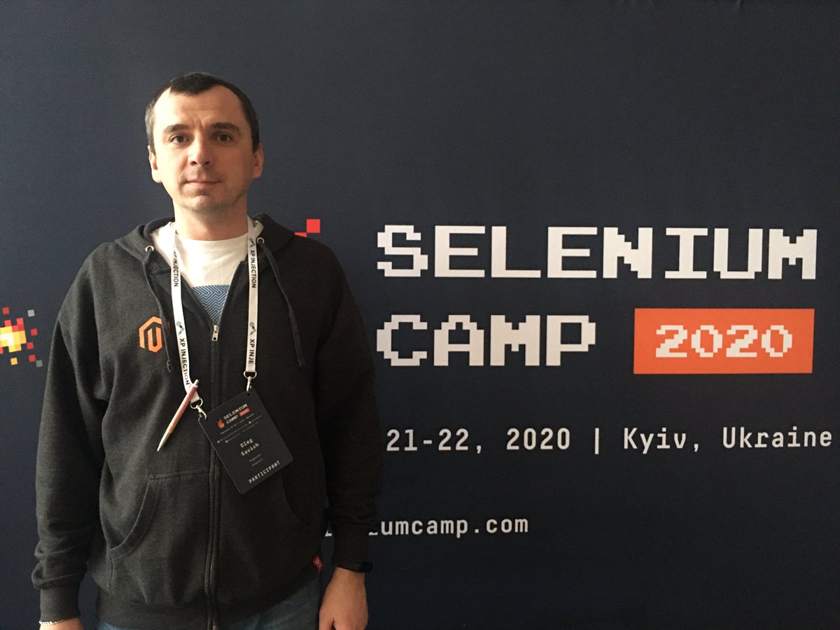 0legSavich's tweet image. It’s time to get some extra knowledge! #SeleniumCamp @SeleniumCamp