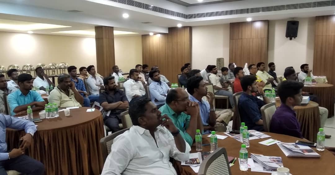 AtsElgiLtd's tweet photo. Glimpses from our recent customer meet at Madurai.
Curtain raiser of Smartwash!
#atselgi #thinklongrun #onestopshop #washing #carwash #vehiclewash #worldofwashing #makeinindia #autocarwasher #automaticcarwasher #WoW #GetReadyforWoW #madurai #launch #nammamadurai #customermeet https://t.co/NJTvdR6GT1