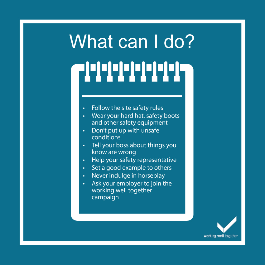 What can you do to stay safe on site?