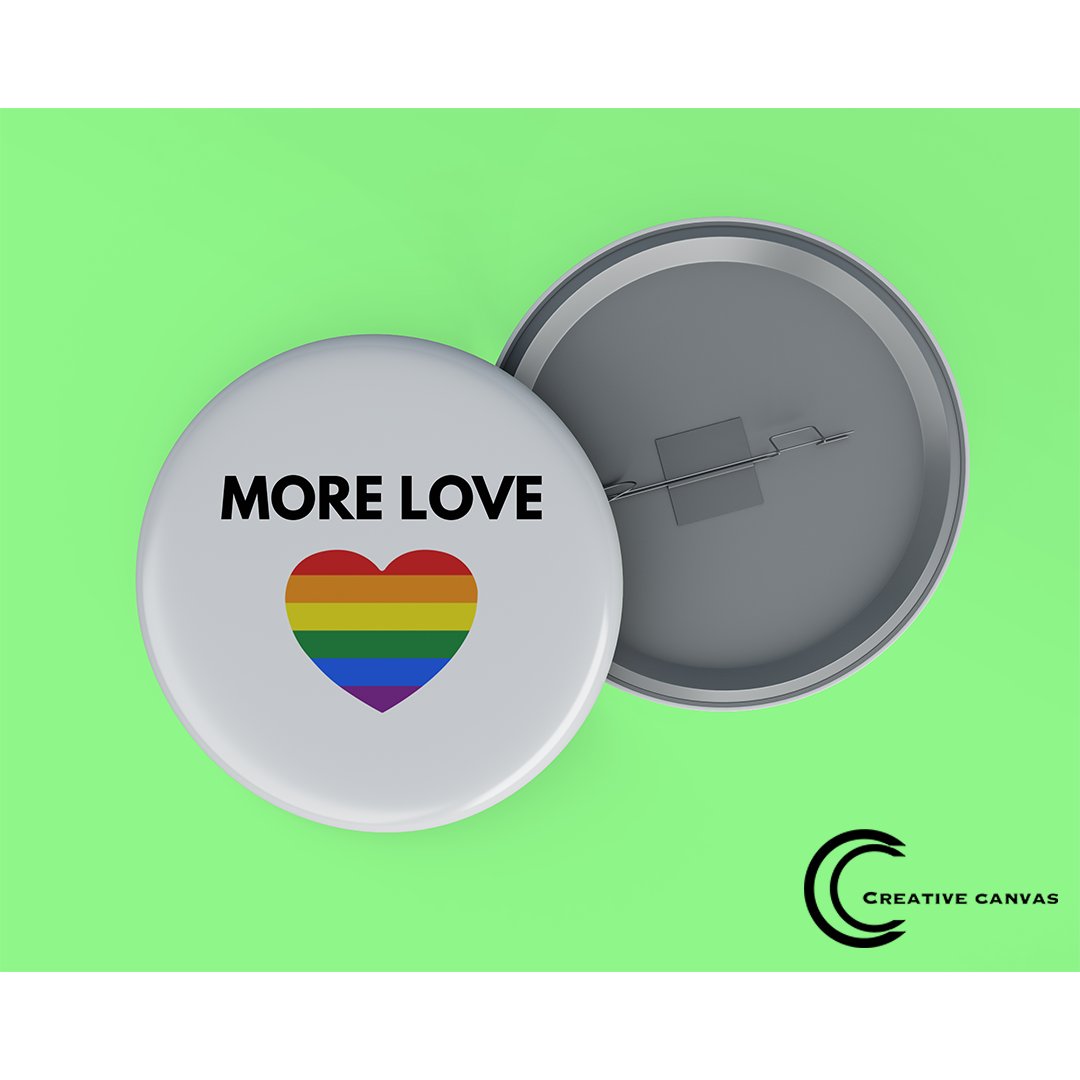 CreativeCanva12's tweet photo. All new ' More Love ' button badges now available at https://t.co/ZkvAv5rqqZ

#morelove #creativecanvas #pride🌈 #proudally #pride #gaypride #gaylife #gay #lesbian #lesbianlove #transexual #transgender #queer #love #loveislove #lovewhoyouwant #lovewins🌈 #lovewins #lovewhoyouare https://t.co/z5umkajNxc
