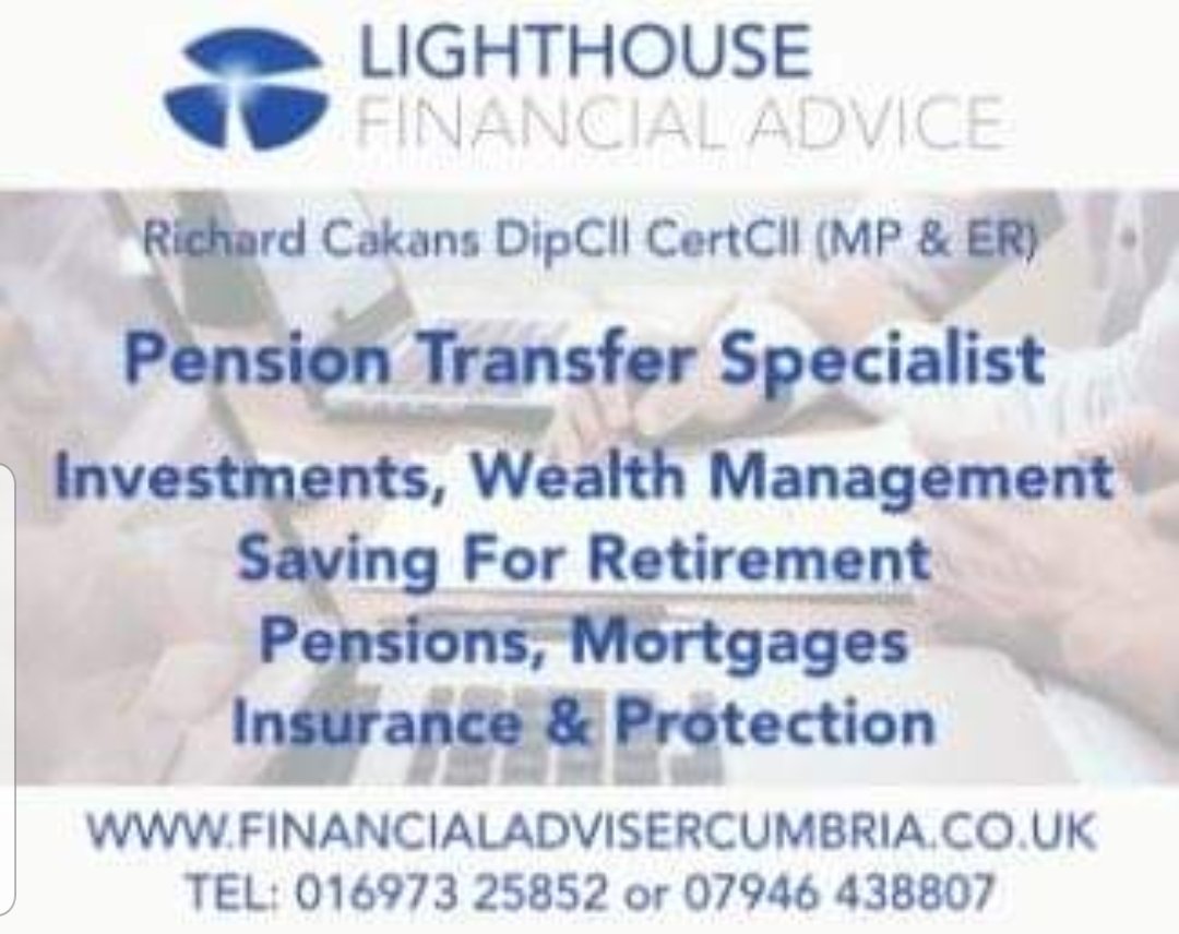 wigtonabc's tweet photo. Wigton abc is proud to announce it has a new sponsor Richard Cakans financial advisor cumbria part of the lighthouse financial advice group we look forward to working closely with Richard give him a call for any financial advice https://t.co/NQEIT5Jk8N
