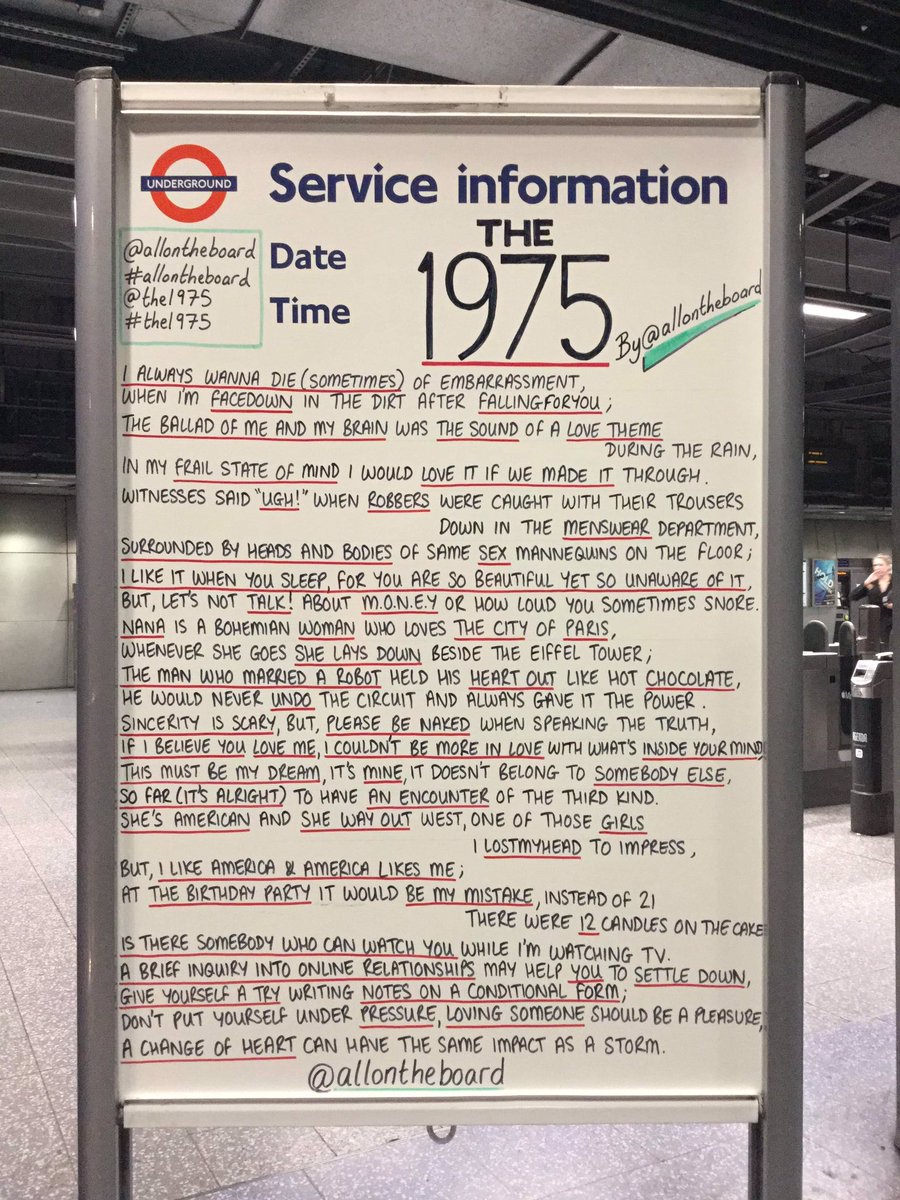 The 1975 are back at The O2 Arena. <a href="/allontheboard/">All On The Board</a> 

<a href="/the1975/">The 1975</a> #The1975 @Truman_Black <a href="/1975hann/">Adam Hann</a> <a href="/Gdans1975/">Bedford Danes</a> <a href="/jamieoborne/">Jamie Oborne</a> <a href="/TheO2/">The O2</a> #allontheboard