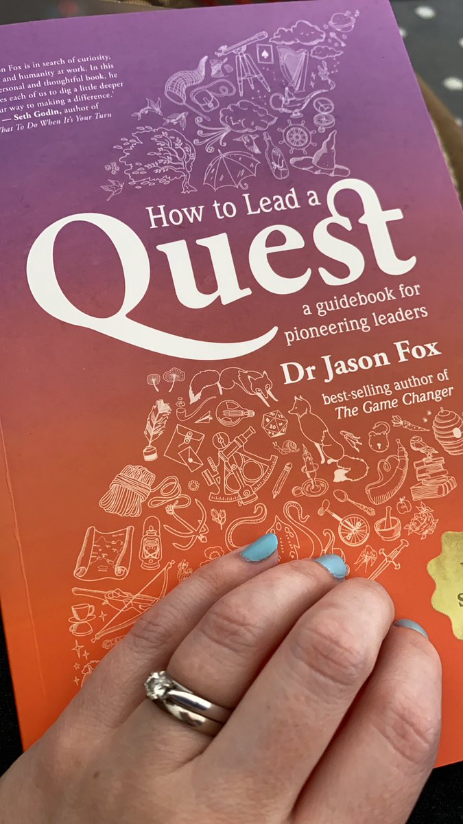 mishstedman's tweet photo. @drjasonfox man... this book is ALLTHETHINGS. Not many people can distil their presence into a book like this. So glad I was at #lgproac20 to stumble upon your work. Thanks for being splendid. #howtoleadaquest https://t.co/Ut4SmwmTls