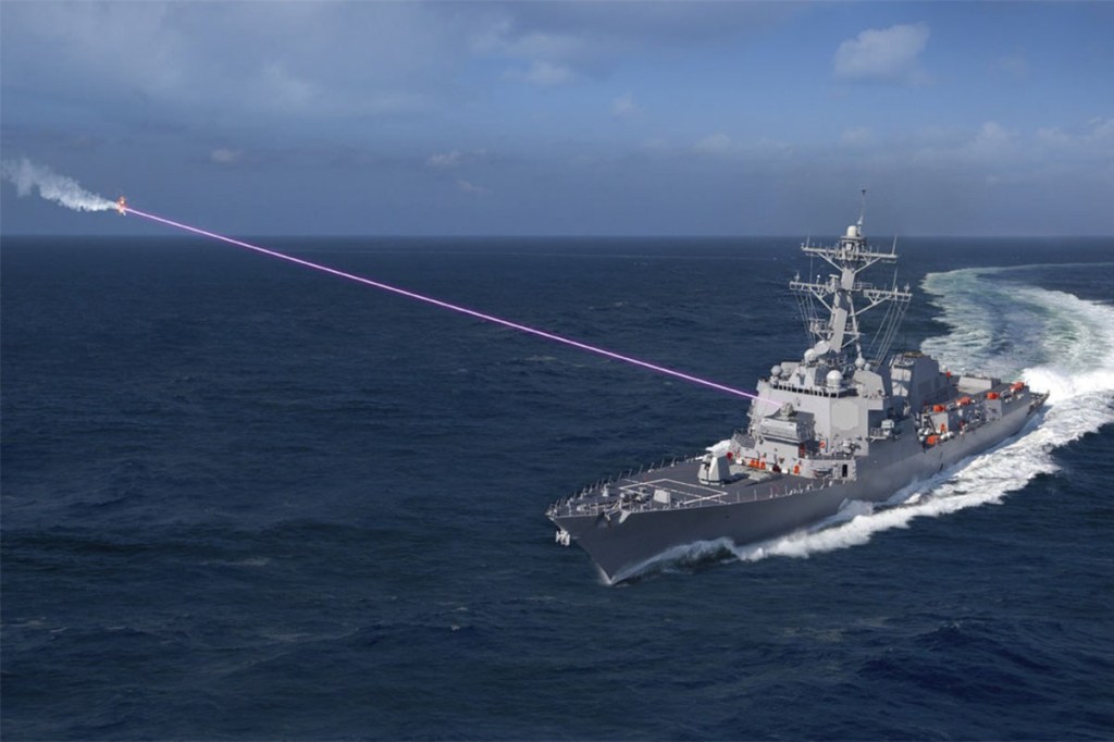 #USNavy Installs First ODIN Counter-UAS Laser Weapon System on Destroyer #USSDewey. #DDG105 defpost.com/u-s-navy-insta…