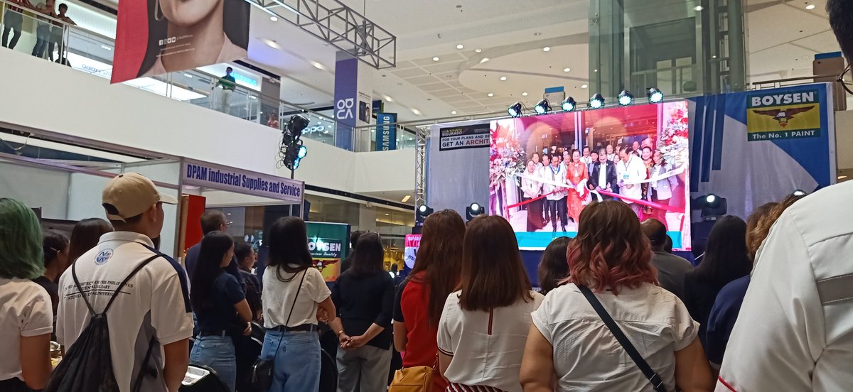 D1uapsa's tweet photo. IN PHOTOS | UAPSA District D1 and UAP Davao Chapter at the opening ceremony and ribbon cutting for #DefiningSpaces13 at the SM Ecoland Annex Atrium today.
#OneD1
#OneD1nag
#UAPSAnaAll
#UAPSAmaAll
#DesigningForResiliencyAndClimateChange https://t.co/caW8OokB8e