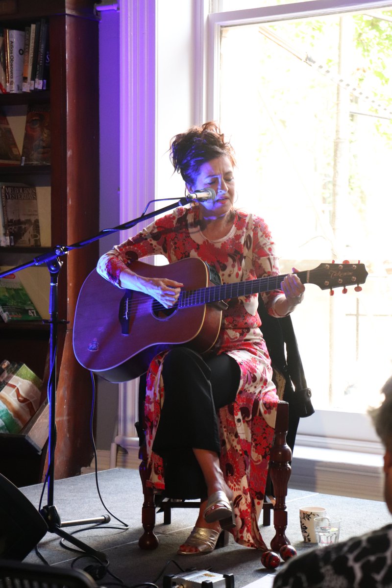 LibraryAthena's tweet image. Such wonderful music in the library from Tanya-Lee Davies, performing here tonight with Steve Lucas.