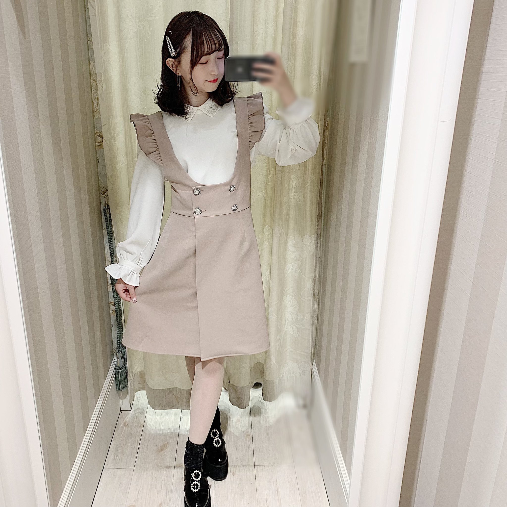 evelyn - ピンク♡着るだけで可愛いハート刺繍ニット♡ガーリー