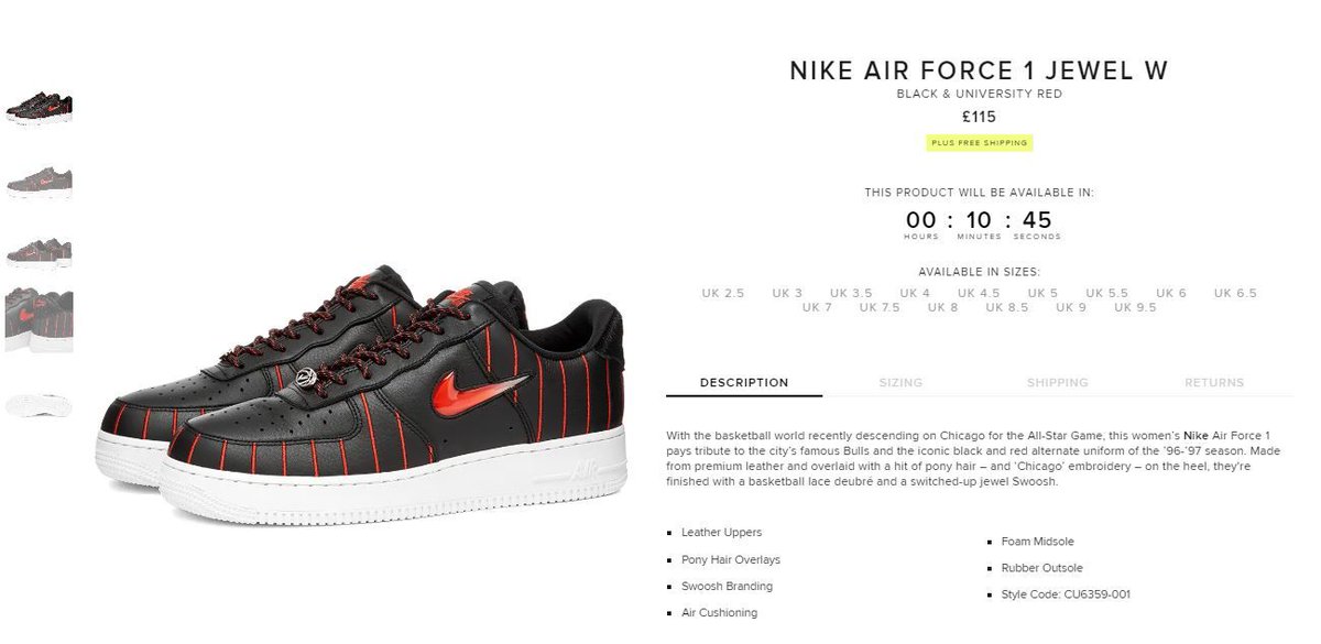 endclothing air force 1