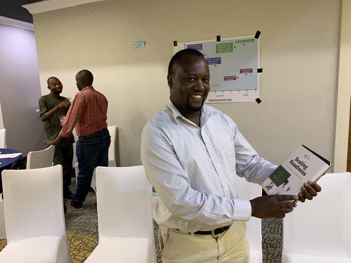 Graham Thiele (@grahamthiele) on Twitter photo Tawanda Muzhingi with his fresh off the press <a href="/ScalingReady/">Scaling Readiness</a> guidelines: “Scaling brIngs order. It is investment for investment and can guide your resource mobilization”. Read more and download at rtb.cgiar.org <a href="/RTB_CGIAR/">RootsTubersBananas Breeding</a> @Muzhingi_T <a href="/Cipotato/">International Potato Center</a> Tawanda Muzhingi with his fresh off the press <a href="/ScalingReady/">Scaling Readiness</a> guidelines: “Scaling brIngs order. It is investment for investment and can guide your resource mobilization”. Read more and download at rtb.cgiar.org <a href="/RTB_CGIAR/">RootsTubersBananas Breeding</a> @Muzhingi_T <a href="/Cipotato/">International Potato Center</a>