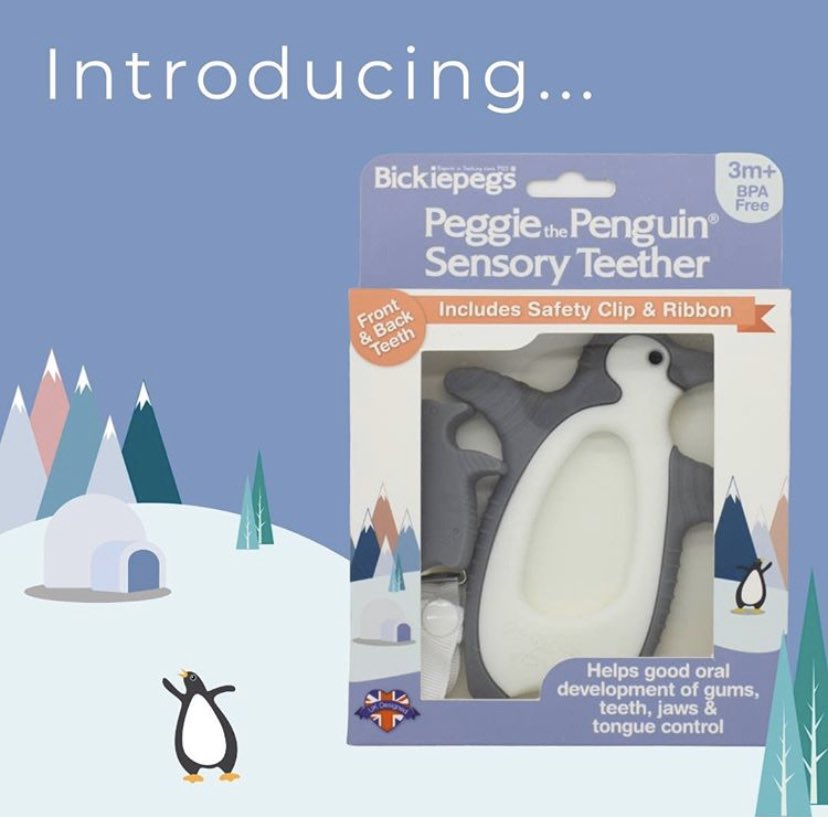 BickiepegsDoidy's tweet image. #PeggieThePenguin Sensory Teether is our new arrival and we&apos;re so proud to have her as part of the Bickiepegs family.
 #TeethingJourney #TeethingSolutions #NaturalDevelopment #NaturalTeethingRelief #BPAFree #SensoryTeether
