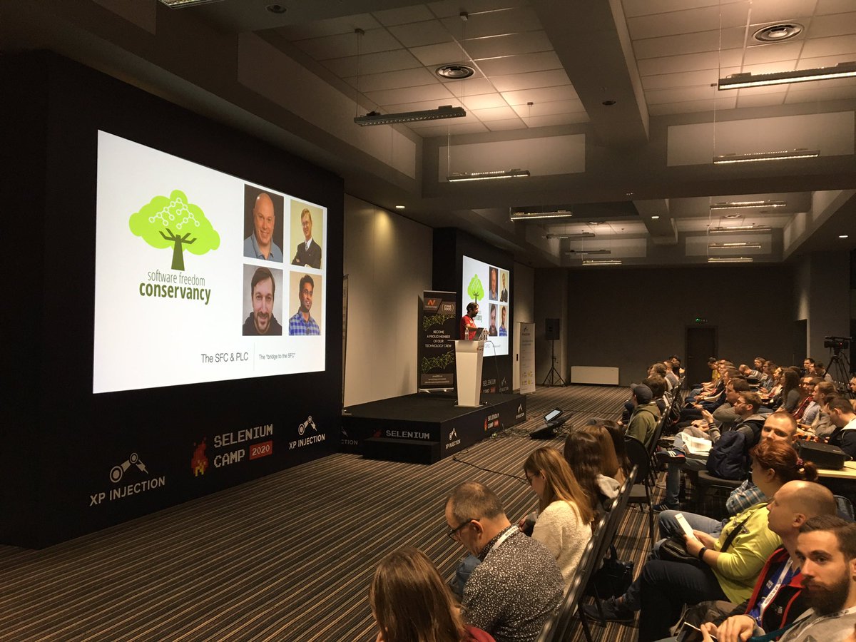 xpinjection's tweet image. @shs96c opening the @seleniumcamp 2020 conference on the main stage. Very happy to have you as our guest in Kyiv!