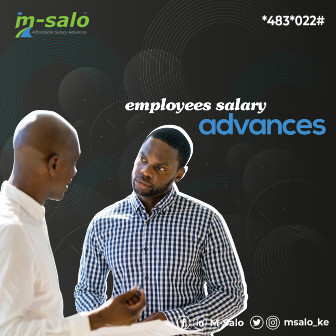 Msalo_Ke's tweet photo. We integrate and work with your company's payroll system. Contact us today for us to offer your employees salary advances.

Call Today: 0727 224060/0734 224060

#financialinclusion #fintech #digitallending #financialliteracytraining
#Simple #Quick #Convenient https://t.co/xCHaXCvtAu