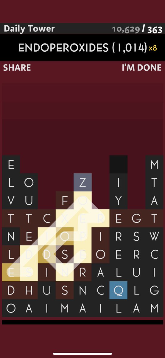 JayceStokes's tweet photo. What’s this? Did I finally get top spot on daily tower? #spelltower + https://t.co/YLNBHU7dxE