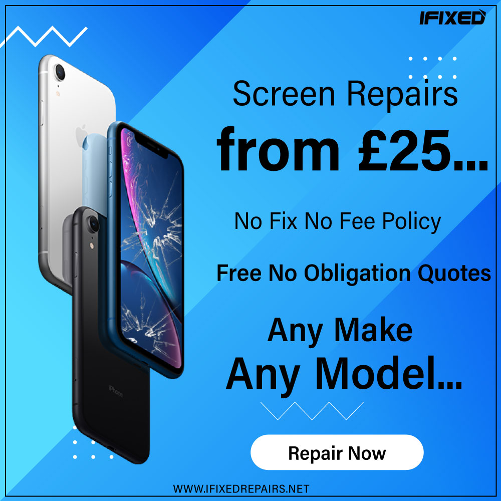 Screen Repairs from £25 only... No fix no fee policy. Any make any model.. Repair now! Log on to ifixedrepairs.net for more information. Contact us -017-077-07273⠀ #ifixedrepairs #phonerepair #screenrepair #repairshop #allbrands #samsung #iphonex #iphoneXS #apple #Huawei