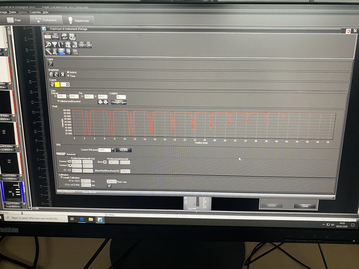 Vérification et calibration de la chaîne d’acquisition en radiographie numérique par le Responsable Technique et le Responsable de l’Organisme #GRDF Qualité Soudage. Début de l’activité pour le Centre Examinateur Normandie!!👍🏻@ParizotAlban <a href="/alexhainneville/">Alexandre</a> <a href="/PhilippeHurtrez/">Philippe Hurtrez</a>