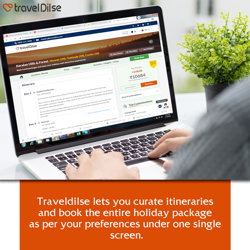 TravelDilSe's tweet photo. TravelDilSe  lets you curate your itineraries and book the entire holiday package under one single screen only. 😊
Visit us at https://t.co/ZFuxrZzLQa or call us on 1800-121-1808/ +91 11 45641795
#TravelDilSe #Travel #Travelling #TravelPackage https://t.co/t5whDtRYVE