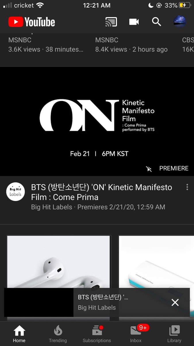 SuperGirlyPuppy's tweet photo. Come on ARMY we can hit 100 million views in 24 hours. This is counts as a REAL MUSIC VIDEO. Everybody fighting! πππ #ONisComing #btsON #ARMY #BTSARMY #7isComing #BestMusicVideo #7COMEBACKSPECIAL #7PreParty #BTSComeback2020 https://t.co/Mche4nnvGM