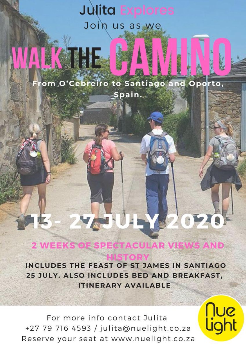 julitakok's tweet photo. Camino in July!!! Only 2 spaces left. Jump at this bucket list adventure https://t.co/kaykI5d1kD