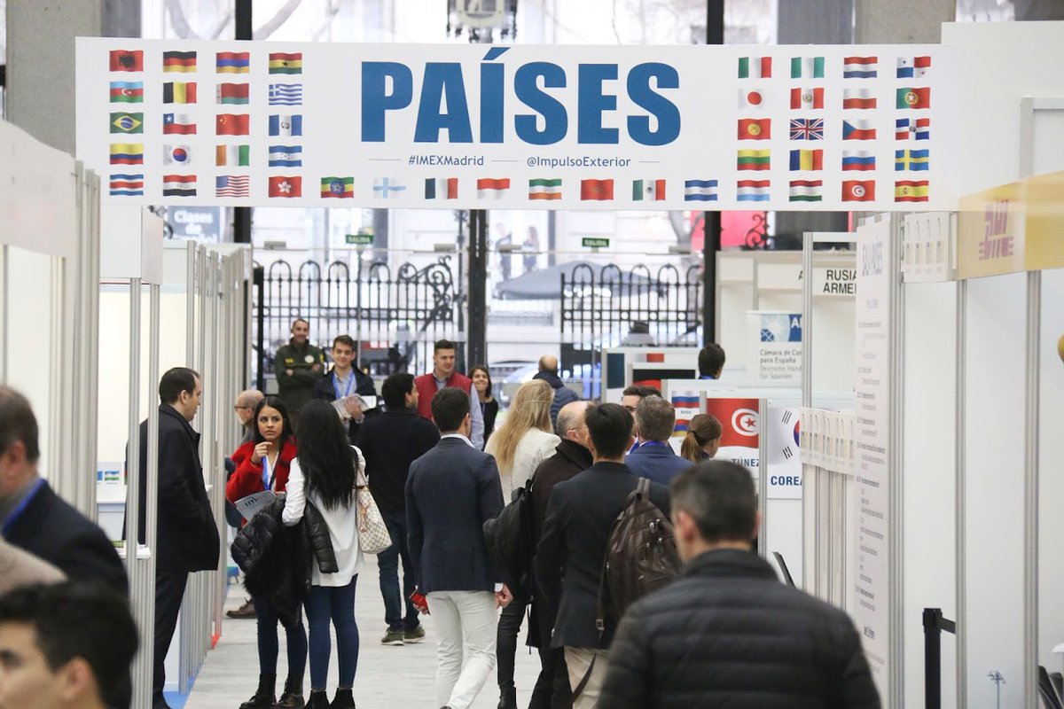CCBLE_Madrid's tweet photo. 📆✅ Los pasados 12 y 13 de febrero tuvimos el placer de participar en la 18º edición de la Feria IMEX @ImpulsoExterior en el Palacio de Cibeles.

Allí tuvimos un stand propio donde pudimos agendar reuniones para crear futuras colaboraciones con nuestra Cámara 🤝 https://t.co/KIXhV8PaJD