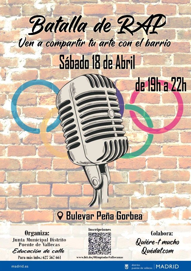 #Agenda: Participantes del Programa de Educación de Calle de Servicios Sociales, junto con sus educadoras y educadores, organizan las "I Olimpiadas Urbanas Vallecanas". Las jornadas tendrán lugar desde el 18/04/20 hasta el 24/04/2020 buff.ly/2v2Vjix vía <a href="/TramaCentro/">Asociación Centro Trama</a>