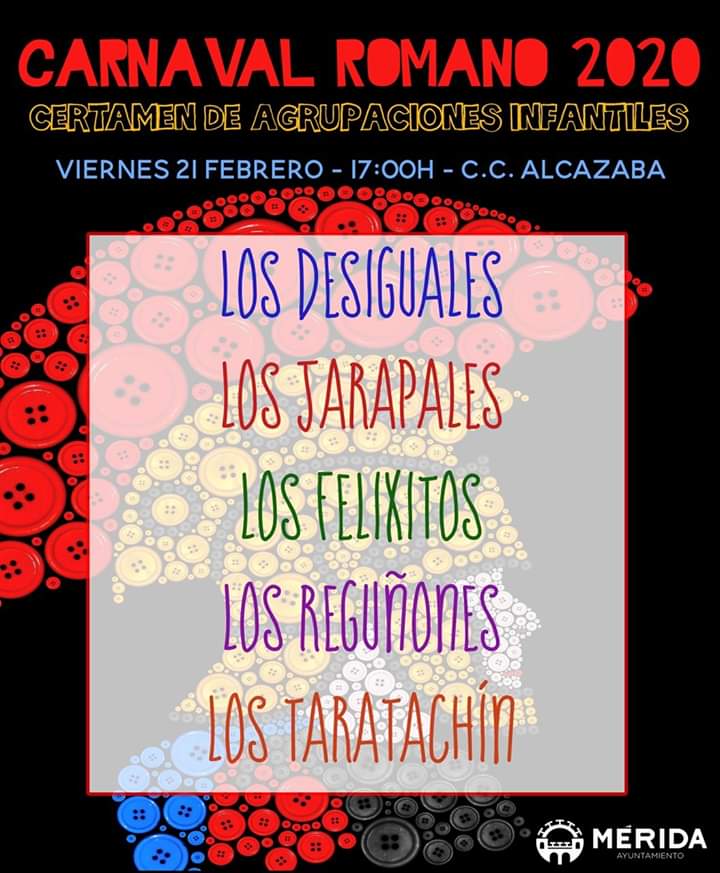 Por fin llega nuestro turno. Esta tarde nos subimos los segundos a las tablas del Centro Cultural Alcazaba en el certamen infantil que empieza a las 17h.
Después del certamen, nos podrás ver cantando por la Plaza de España y la Calle Santa Eulalia. 
#ApoyaLaCantera #SalALaCalle