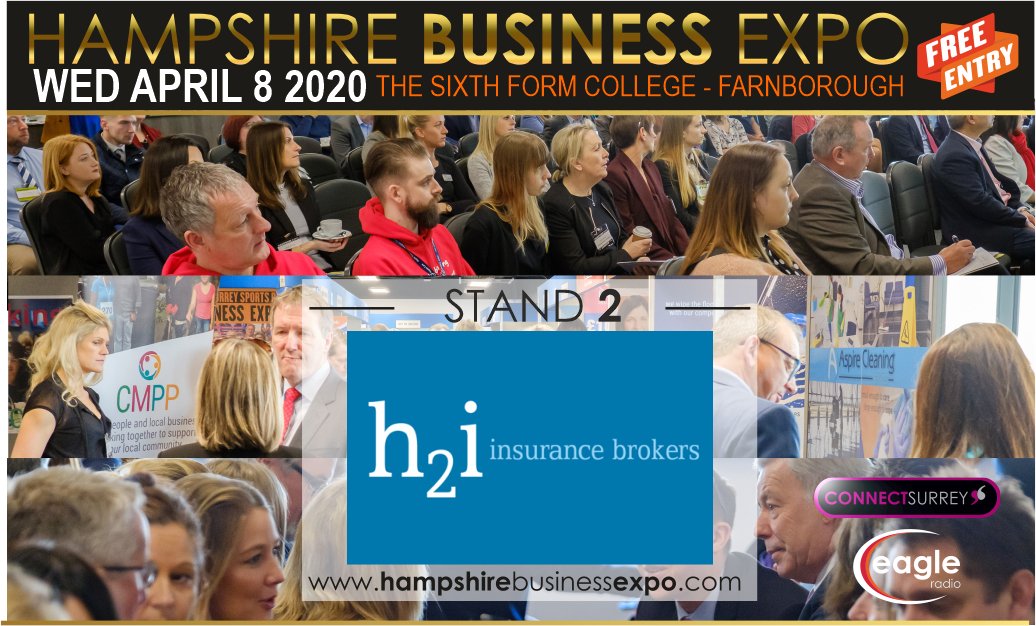 Come and see us at #hampshirebusinessexpo on April 8th at  <a href="/Farnborough6th/">Farnborough 6th</a>!

It's free to come along - just register to attend on the website! We are on Stand 2! 

#exhibition #businessinsurance #insurancebroker