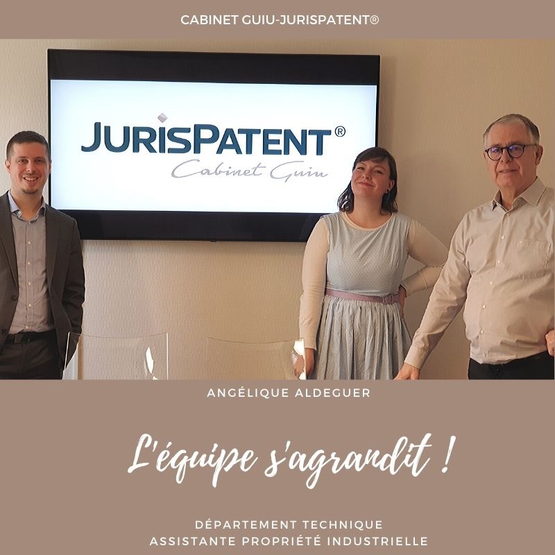 📢L’EQUIPE S’AGRANDIT ! Toute l'équipe du 
<a href="/CabinetGuiu/">Cabinet GUIU-JURISPATENT</a> est ravie d'accueillir Angélique Aldeguer, nouvelle #assistante en #PropriétéIndustrielle, qui vient renforcer le pôle #technique ! 🕴️‍♀️⤵️⤵️

#équipe