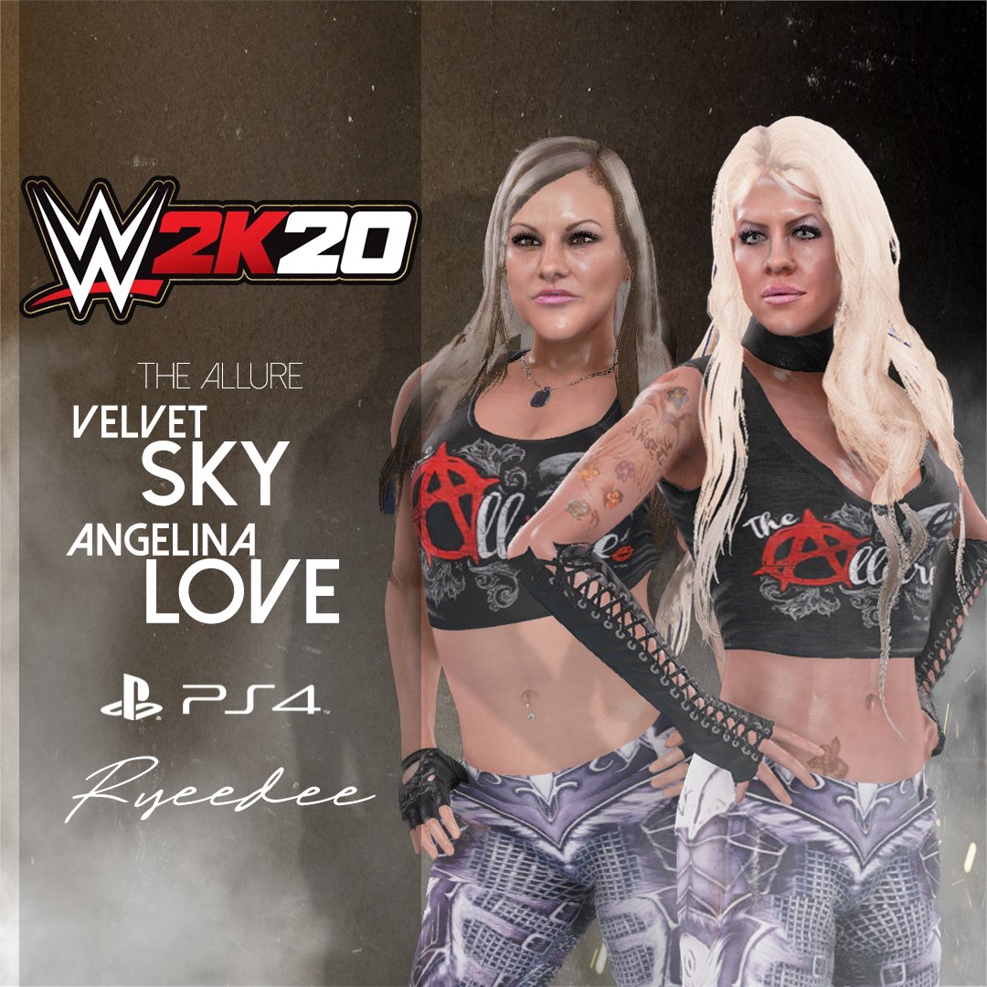 Preview
@WWEgames #WWE2K20 
#TheAllure💋#TheBeautifulPeople 
@VelVelHoller @ActualALove #RYEEDEE