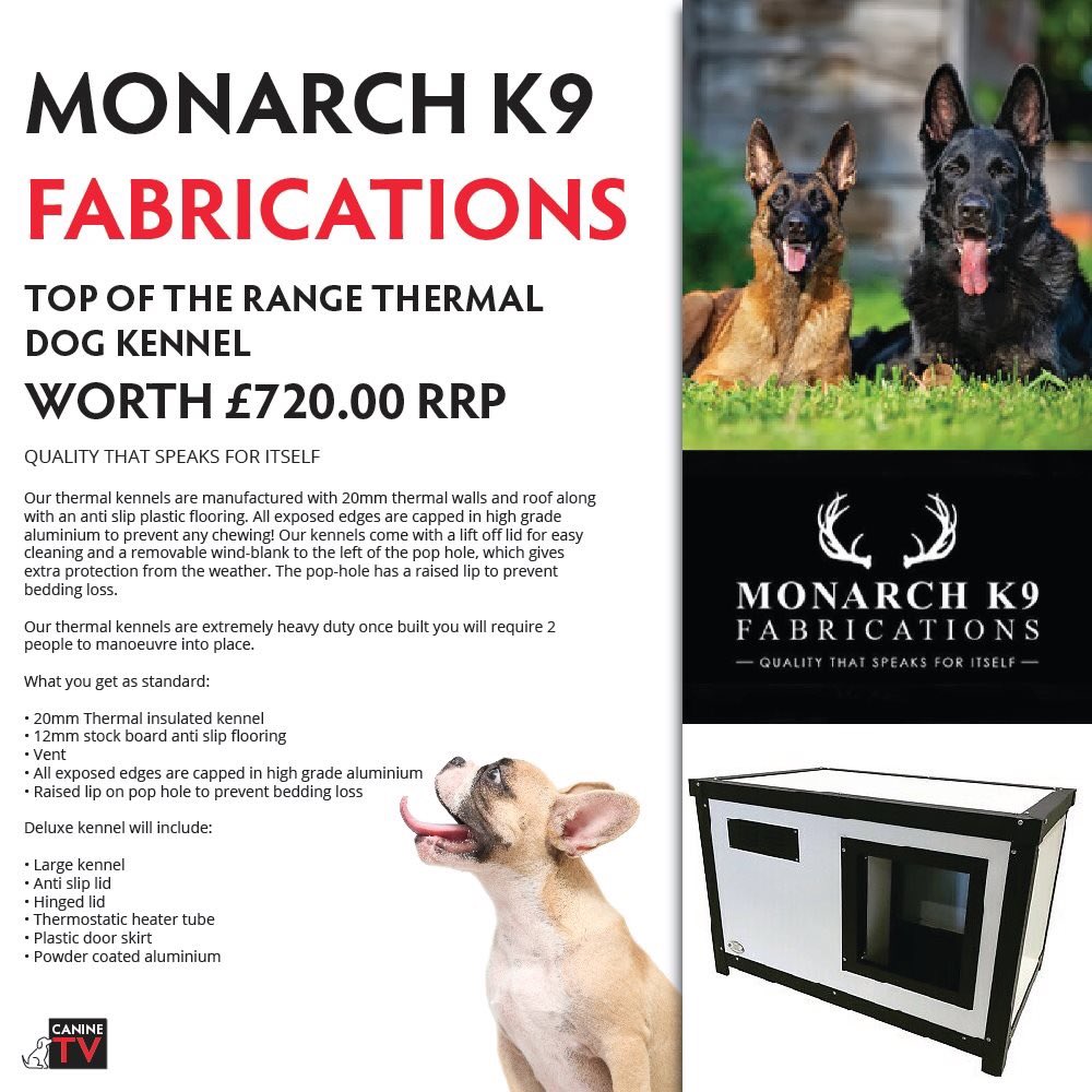 Canine_TV's tweet photo. ✨GIVEAWAY NUMBER FIVE✨

Deluxe Thermal Dog Kennel 🐾

Courtesy of Monarch K9 Fabrications

https://t.co/gbiw86BmMO 

To enter:
Like our YouTube page:
➡️ https://t.co/6CJaJAHSWo

➡️ Like and Comment 'WIN' on this post &amp; Share!

➡️ Tag a friend!

#ALLTHINGSDOG #CANINETV https://t.co/lr2U990myY