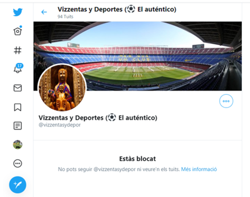 VicentasyDepor's tweet photo. VIZZENTAS ME HA BLOCADO!!!!!!!!!!!!!! TINC POR...AJUDEU-ME....MALPARITS...SA CAGAREU EL CUL!!!!! A CADA PERRO LE LLEGA SU SAN VALENTIN!!!! NO NOOOOO NO SOC JO!!! AIIIIIIIIIIIIIIIIIIIIIIII!!! #RIPOLL @Marc_Serra @marcelivirgili @vicensmarti @Montsllussa https://t.co/Gv2hurk3xp