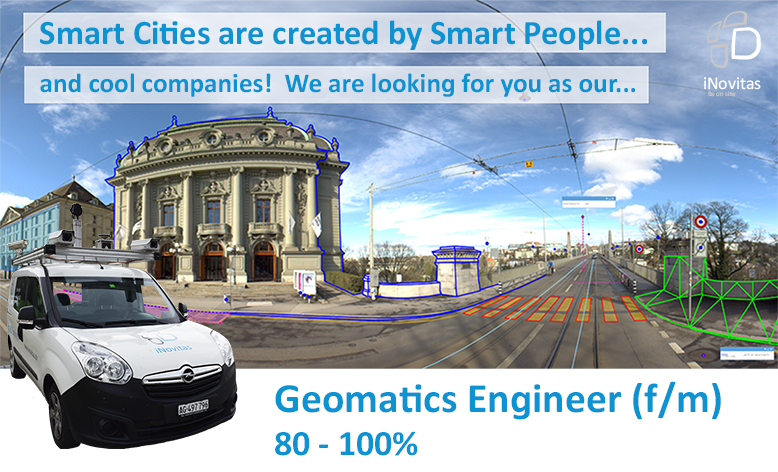 iNovitasAG's tweet photo. We're growing, we're hiring 🥁! Smart Cities are created by Smart People and Cool Companies 😉! We are looking for you as our Geomatics Engineer! More infos: https://t.co/MUdL1n27Lk

#chgisjobs #Jobs #Stellenangebote #Geomatikingenieur #GeomaticsEngineer #SmartCity #infra3D https://t.co/3nrpRBmIXx
