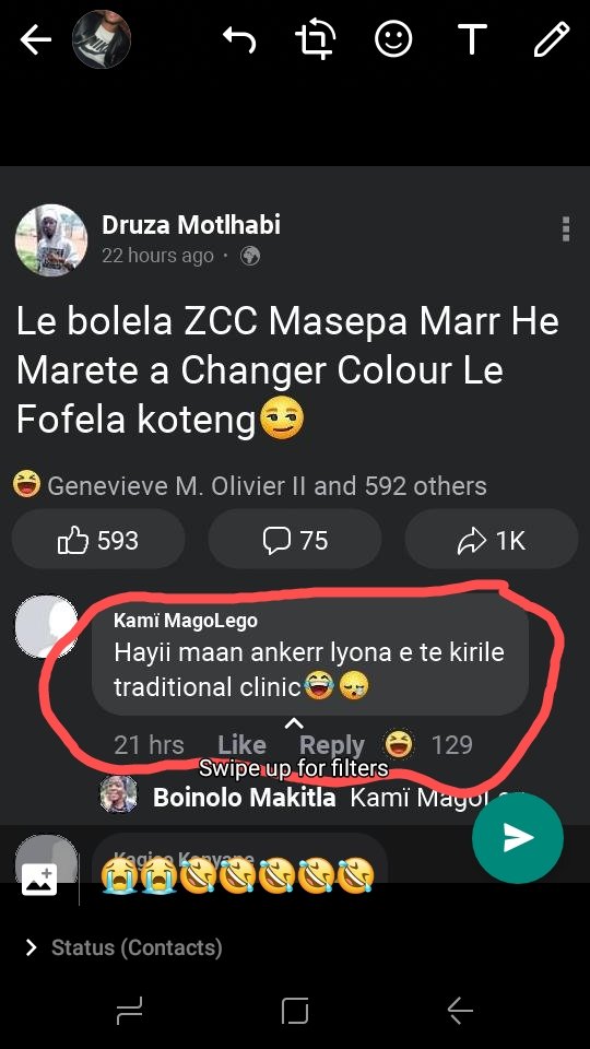 SaTrimmy's tweet photo. #BoyMamabolo

ZCC Members here's a person to sue 
@RealBlackCoffee  🤣🤣
@RickRoss 🤣🤣
@casspernyovest 🤣🤣 https://t.co/FuKuGPMRaH