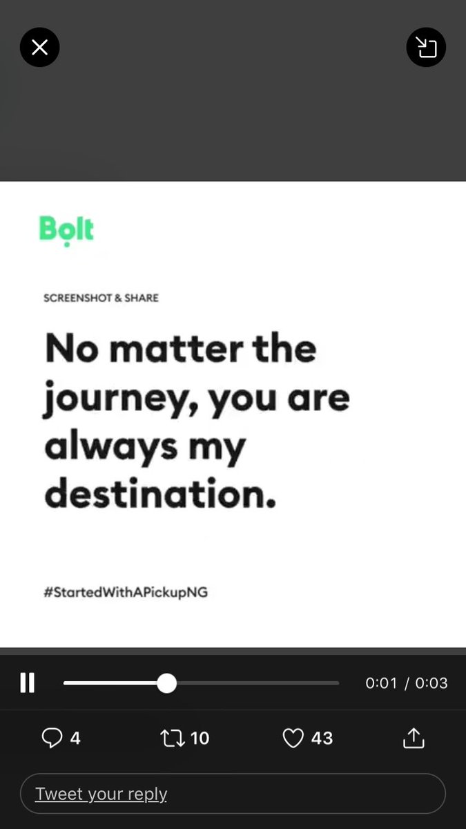 adikamusic_'s tweet photo. Hi @Boltapp_ng,

I have a song i just released that perfectly captures this message that you are trying to pass. 

You can please listen here https://t.co/1NHhiJXKjj.

Let's work at making it a theme song. 
I am sending you an email immediately. https://t.co/AEH19txs7m