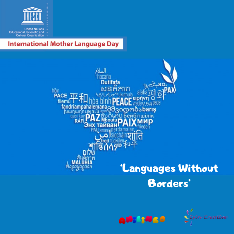 AnilingoSeries's tweet photo. Celebrating #InternationalMotherLanguageDay  2020! 

"....mother tongues generate social inclusion, innovation and imagination. They also breathe life into cultural diversity and serve as instruments of peace."

#IMLD202 #LanguagesWithoutBoarders #IyinCreative #Anilingo https://t.co/ZF9sPr3avw