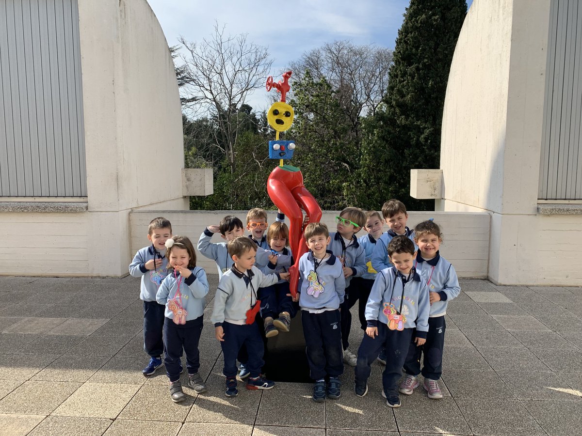 escolamagnolia's tweet photo. Hola famílies i amics, #MagDirectes #Mag_Bcn
Ens hem volgut endinsar en l´univers de Joan Miró tot visitant la Fundació on hem vist alguns dels quadres, escultures,🎨🎨 @fundaciomiro https://t.co/lqsoHgem7N