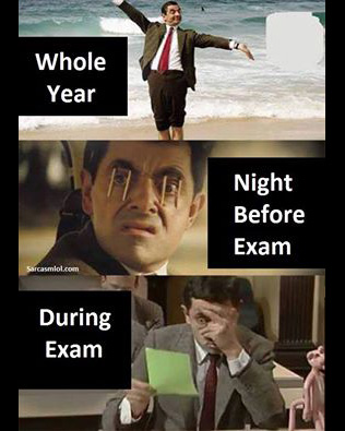 What are you planning to do the night before HPAT? Remember to do something to take your mind off the test, and don't cram!