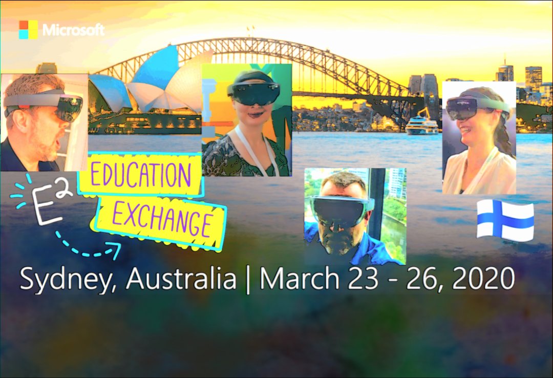 SalevaSari's tweet photo. Excited to attend #E2 in Sydney with these Fellows! #MicrosoftEDU #Road2E 😎❤️🐨 https://t.co/AQdliDfnSJ