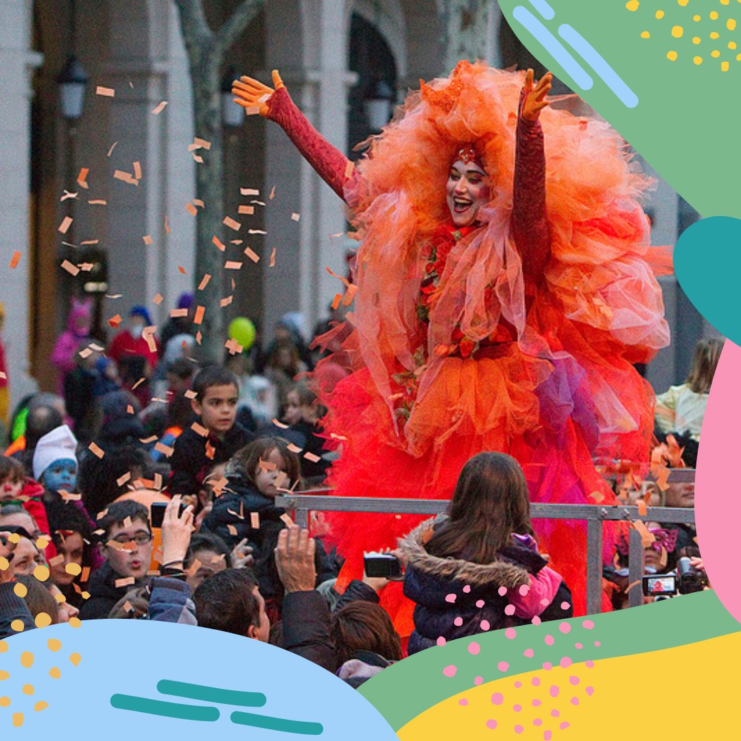 KIDSCLUSTER's tweet photo. Sitges, Manresa, Barcelona, Olot...🎭Estés donde estés, este #findekids la locura manda y las calles se llenan de máscaras y capas. ¡Es #Carnaval!
👩‍🎤Hazte el disfraz perfecto, lo que necesitas está en @AbacusCoop #DIY
🤡Píntate la cara con @Jovi_ES 
🥳¡Sal a conquistar la calle! https://t.co/z7IYUlKM55