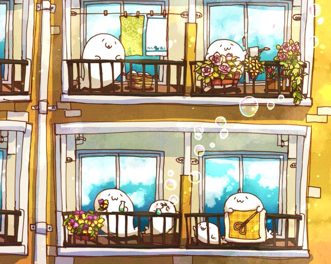 「balcony」 illustration images(Oldest｜RT&Fav:50)