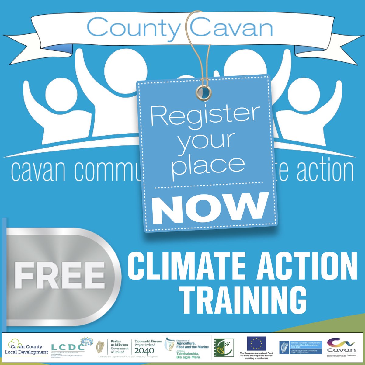 Do you want to know more about #ClimateChange and what you can do about it? Well NOW is your chance.
#cavan #CavanClimateAction  community groups and individuals can register for a FREE place at this link.
forms.gle/bDTmNFjshCDu5o…