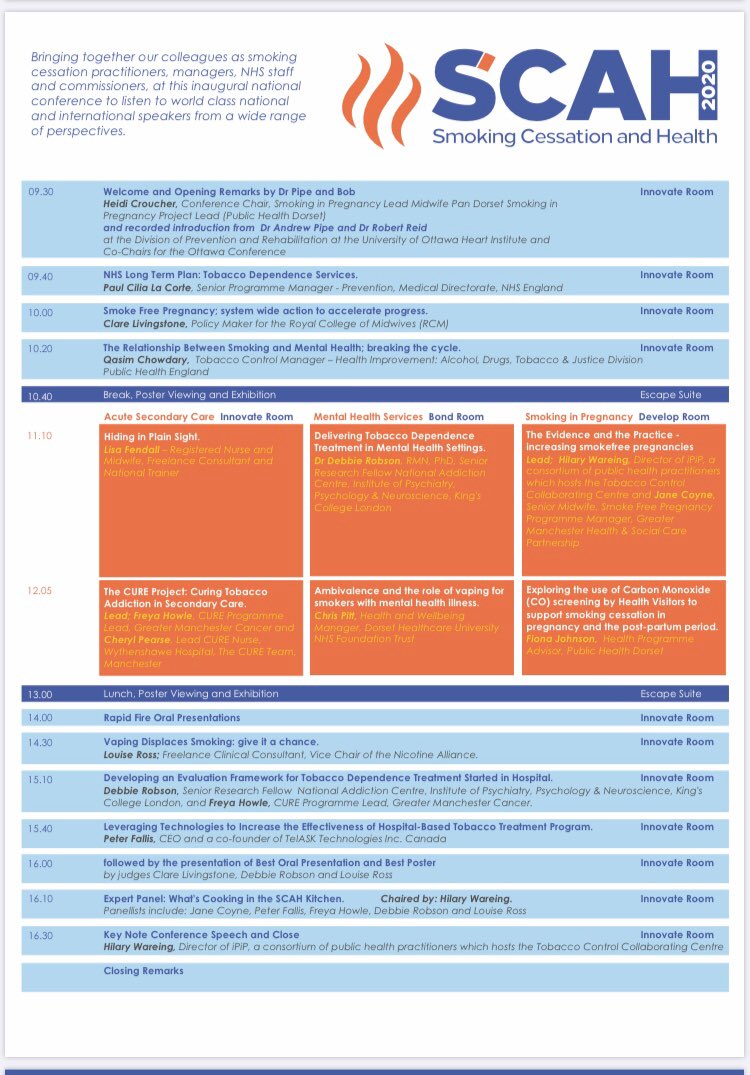 scahconf's tweet photo. #SCAHconf2020 4 days left to book your place @ https://t.co/UlzKaGnmV1 @NCSCT @NNAlliance @grannylouisa @HealthyDorset @JoinOurDorset @DorsetHealth @RCMNickC @CureProjectMCR @NHSEngland @PHE_uk @Peter_Fallis @WEAHSN @NHSsoutheast @WEAHSN @YHAHSN @AHSNNetwork @TC_BMJ @QuitSupport https://t.co/SftGmsF10t