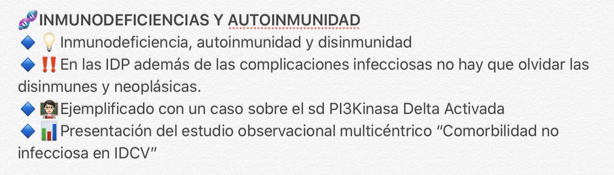 1️⃣ 🧬INMUNODEFICIENCIAS Y AUTOINMUNIDAD por <a href="/PedroMoral16/">Pedro Moral</a> de <a href="/minoritariasfe/">Minoritarias La Fe</a>