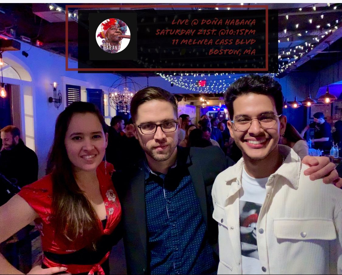 claveandblues's tweet photo. Live music, food, drinks and dance. You deserve pampering this weekend, start here with our trio at @Doñahabana. 10:15p. It’s a date!

•••

The band: @AMUSIC89 @IRISMUSIC90 @MARIANODRUMS7 

•••

 #claveandbluesshow https://t.co/P5RPaSZQ5P