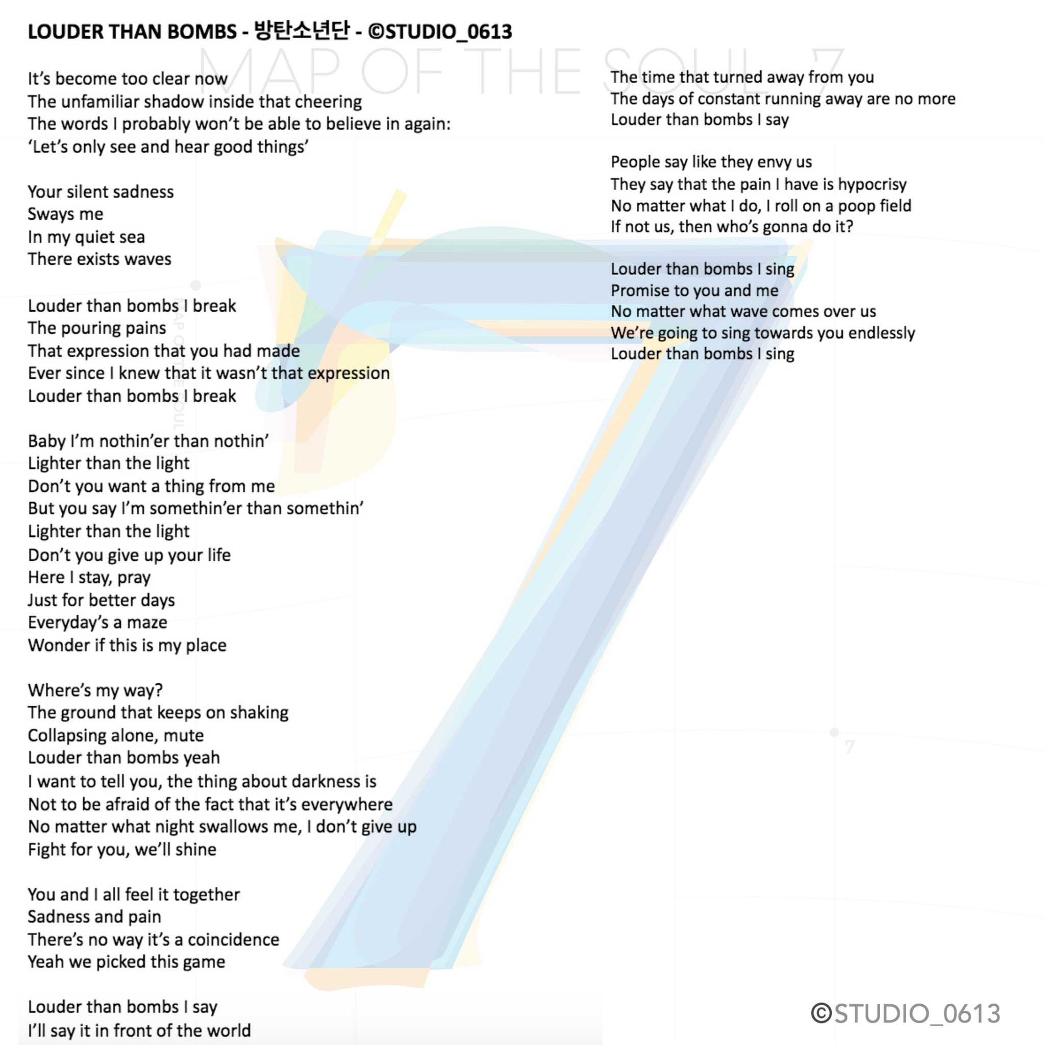 Louder than bombs bts обложка. Bts louder than перевод. Bts louder than перевод. Bts louder than перевод. Louder than bombs bts перевод.