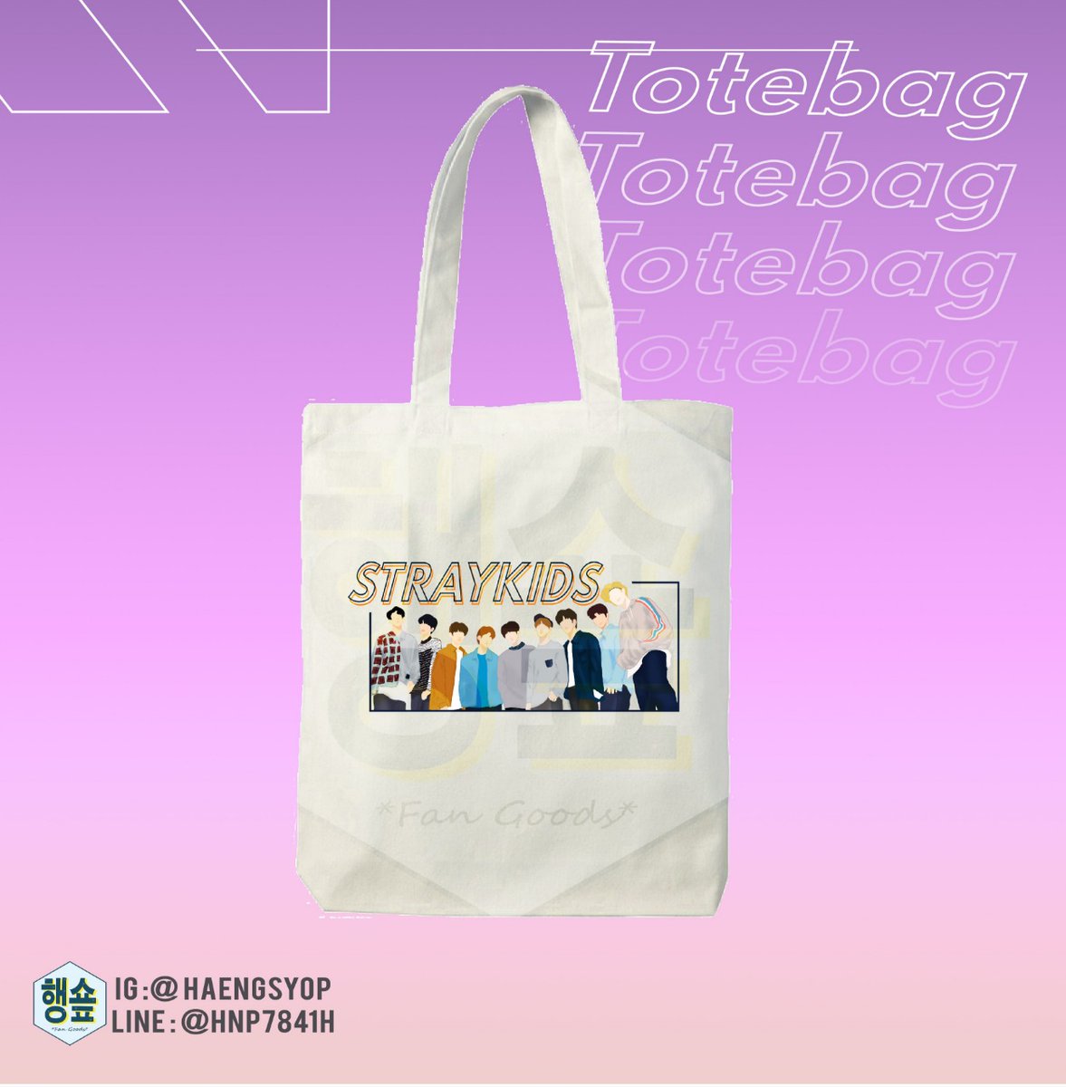 Haengsyop_'s tweet photo. Only 3 left in stock! 

#StrayKids #Straykidsfanart #fangoods #totebag #kpop #totebagkpop #jakarta https://t.co/aHC88quu2A