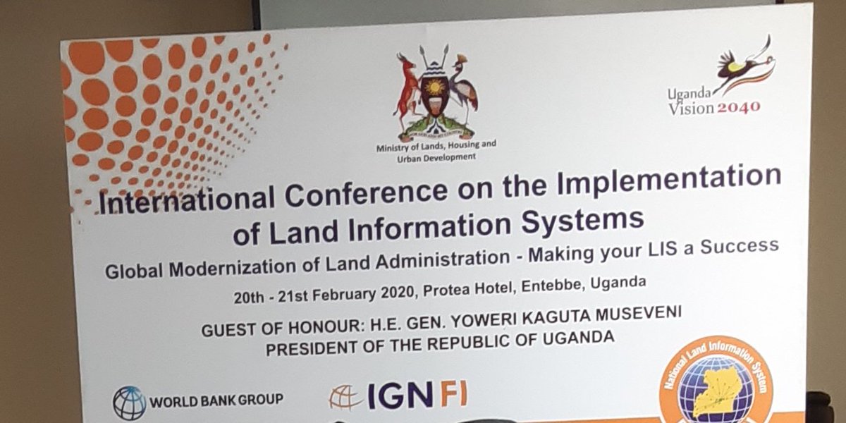 I believe that Administration systems such as a #LandInformationSystem offer a golden platform that can support amalgamation of technologies like; cloud computing, crowd sourcing, blockchain,open source and web based solutions.