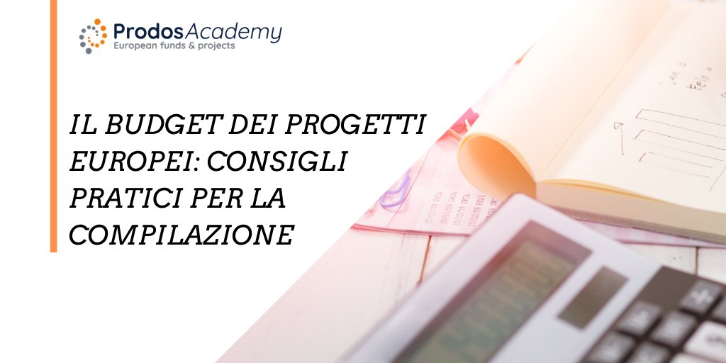 Nella fase di stesura di un #progettoEU, il budget ha un ruolo fondamentale nel convincere i valutatori sulla validità del finanziamento richiesto!

8 consigli pratici per evitare errori sulla compilazione!

Leggi sul blog ➡ bit.ly/38OfIX8
