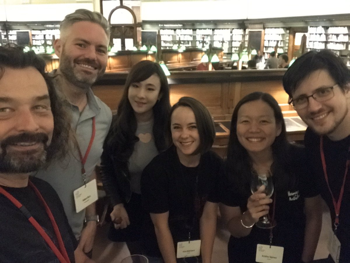 saramic's tweet photo. With @HashNotAdam @Nancycai8 @tintejerero @abradner #rubyfriends #RubyConfAU2020 https://t.co/mtEONybf2d