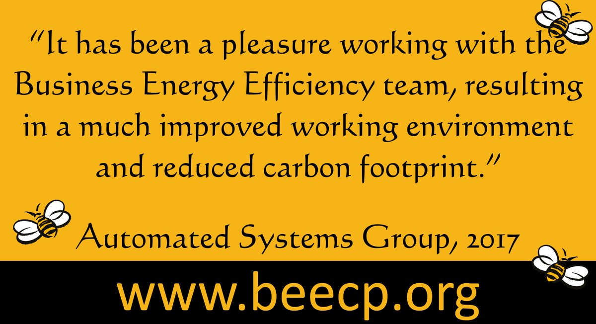 Learn how you can improve your working environment for your team, save money and cut carbon - all by taking advantage of one of our FREE #energyefficiency reviews.  Sign up today whilst they are still available beecp.org/sign-up